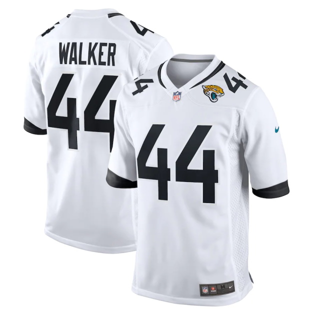 mens nike travon walker white jacksonville jaguars 2022 nfl draft first round pick game jersey